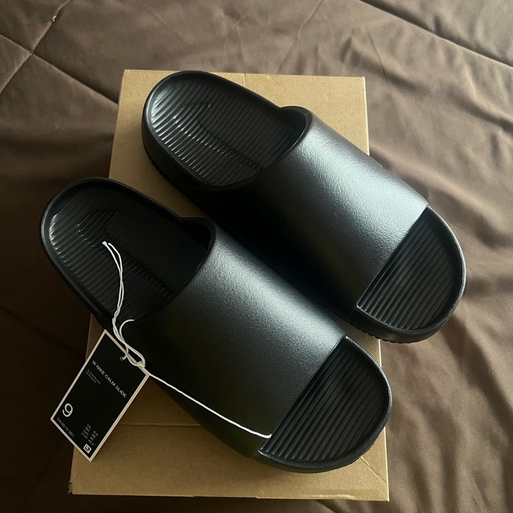 Nike Black Slide Sandals